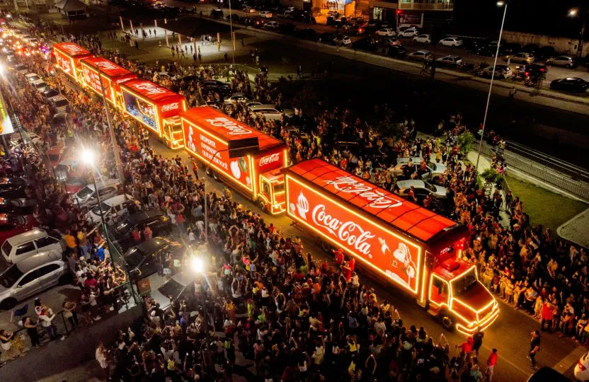 Caravana de Natal Iluminada da Coca Cola chega em terras capixabas, e passará pelas cidades de Colatina, Itaguaçu e Itarana, confiram a programação;