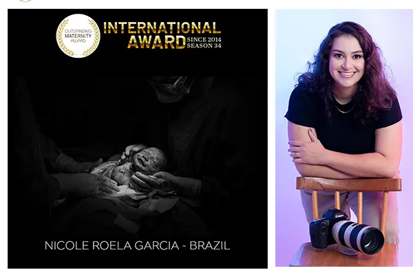 Nicole Garcia, moradora de Colatina, fica entre os melhores fotógrafos de Parto do Mundo 