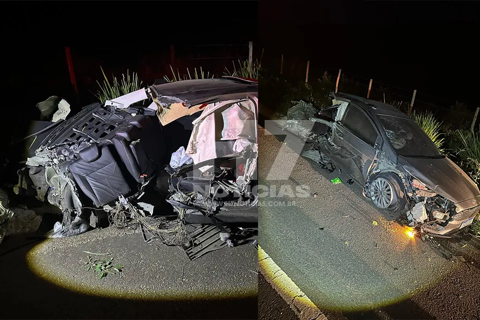 Jovem que estava nu e embriagado colide veículo contra carreta após tentativa de fuga da polícia em Colatina