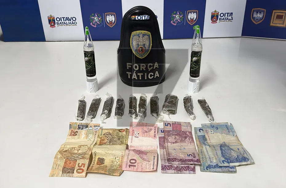 Força Tática prende suspeitos de tráfico de drogas na cidade de Baixo Guandu 