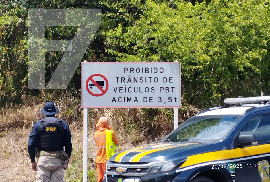 Polícia Rodoviária Federal inicia operação ininterrupta na Ponte do Fontinelle entre Baixo Guandu e Colatina