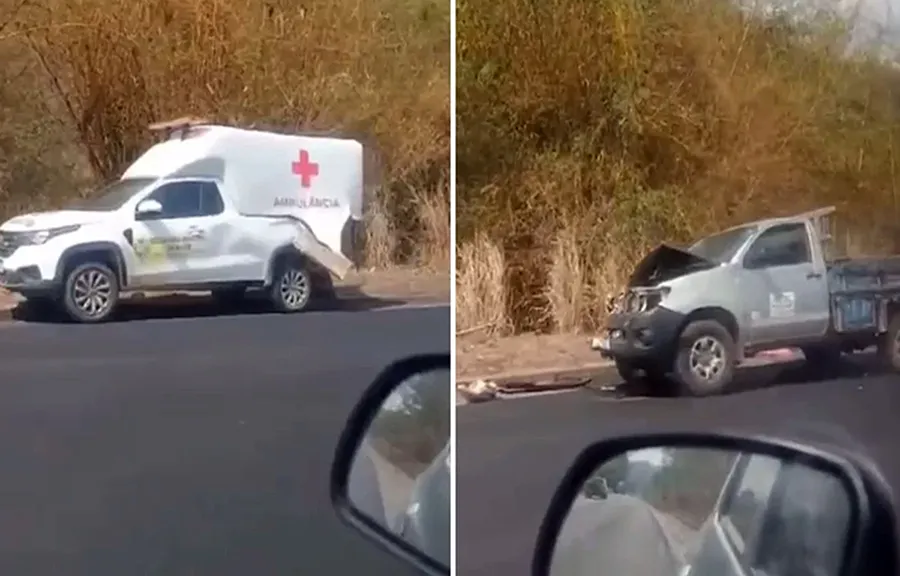 Acidente envolvendo uma ambulância do município de Aimorés-MG deixa uma vítima fatal e outra ferida na cidade de Colatina 